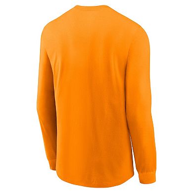 Men's Nike Tennessee Orange Tennessee Volunteers 2024 Sideline Legend Performance Long Sleeve T-Shirt