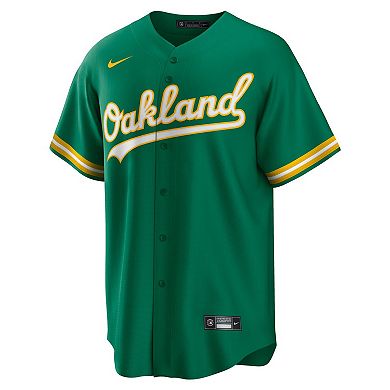 Men's Nike Ryan Noda Kelly Green Oakland Athletics Alternate Replica Jersey