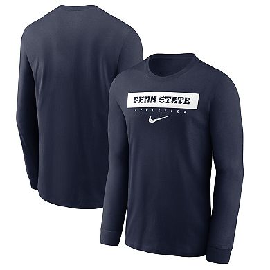 Men's Nike Navy Penn State Nittany Lions 2024 Sideline Legend Performance Long Sleeve T-Shirt