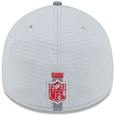 Men's New Era Gray New England Patriots 2024 NFL Training Camp 39THIRTY Flex Hat