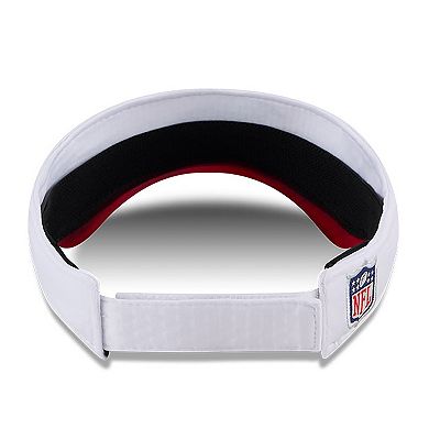 Men's New Era White/Scarlet San Francisco 49ers 2024 NFL Training Camp Adjustable Visor