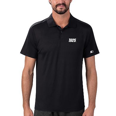 Men's Starter Black New York Giants 1925 Collection Polo