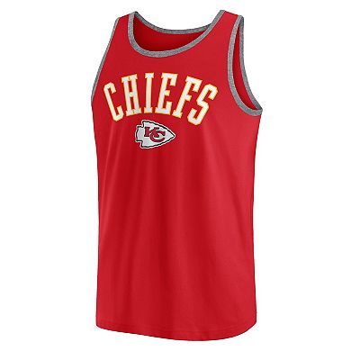 Men's Fanatics Red Kansas City Chiefs Bet Tank Top