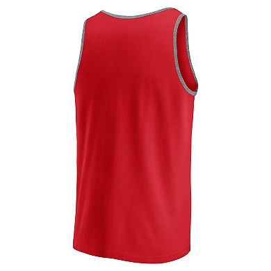 Men's Fanatics Red Kansas City Chiefs Bet Tank Top