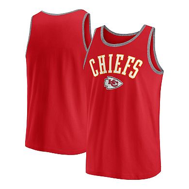 Men's Fanatics Red Kansas City Chiefs Bet Tank Top