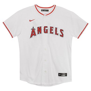 Preschool Nike Mike Trout White Los Angeles Angels Home Game Jersey