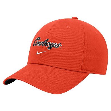 Men's Nike Orange Oklahoma State Cowboys 2024 Sideline Club Adjustable Hat