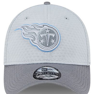 Men's New Era Gray Tennessee Titans 2024 NFL Training Camp 39THIRTY Flex Hat