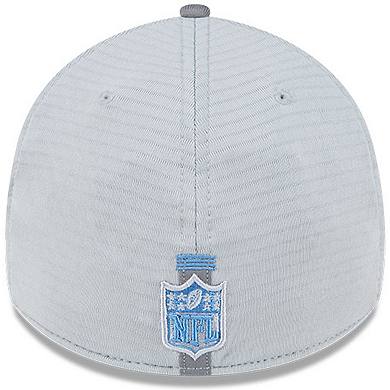 Men's New Era Gray Tennessee Titans 2024 NFL Training Camp 39THIRTY Flex Hat