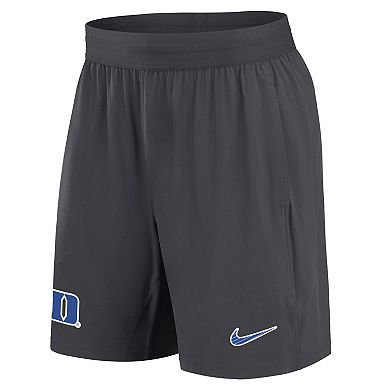 Men's Nike Anthracite Duke Blue Devils 2024 Sideline Performance Shorts