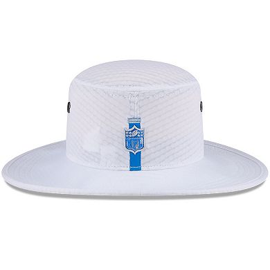 Men's New Era White Detroit Lions 2024 NFL Training Camp Panama Bucket Hat