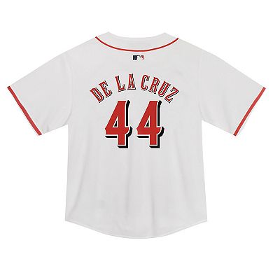 Infant Nike Elly De La Cruz White Cincinnati Reds  Game Jersey