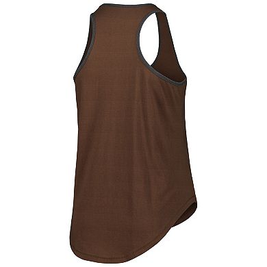 Women's Profile Brown San Diego Padres Plus Size Racerback Tank Top