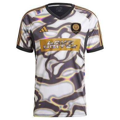 Men's adidas Black Orlando City SC 2024 Pride Pre-Match Top