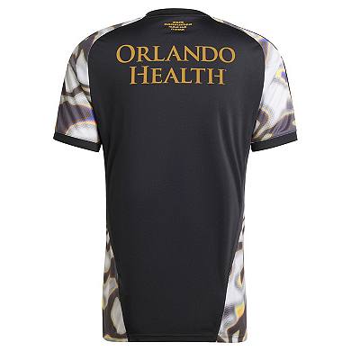 Men's adidas Black Orlando City SC 2024 Pride Pre-Match Top