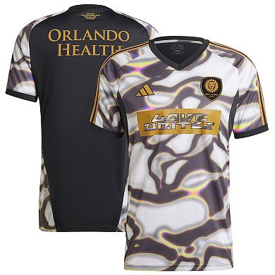 Men's adidas Black Orlando City SC 2024 Pride Pre-Match Top