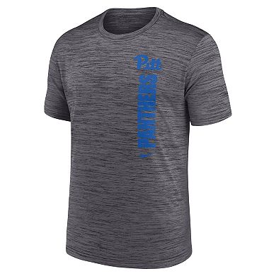 Men's Nike Gray Pitt Panthers 2024Â Sideline Velocity Legend Performance T-Shirt