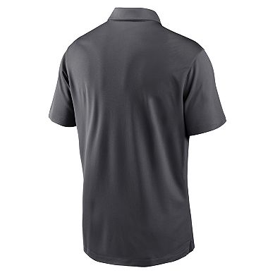 Men's Nike Anthracite Oregon Ducks Primetime Franchise Performance Polo