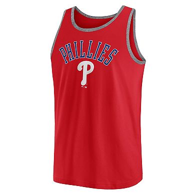 Men's Fanatics Red Philadelphia Phillies Bet Tank Top