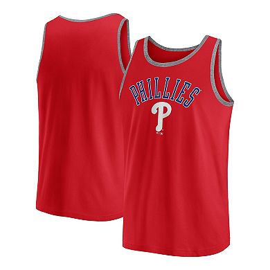 Men's Fanatics Red Philadelphia Phillies Bet Tank Top