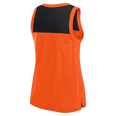 Women's Fanatics Orange Oklahoma State Cowboys Crosley Colorblock Tank Top