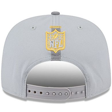 Men's New Era Gray Pittsburgh Steelers 2024 NFL Training Camp Golfer Snapback Hat