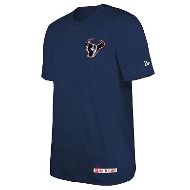 Men's New Era Navy Houston Texans 2024 NFL Training Camp T-Shirt