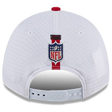 Men's New Era White/Scarlet San Francisco 49ers 2024 NFL Training Camp 9FORTY Adjustable Hat