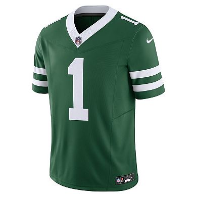 Men's Nike Ahmad Sauce Gardner Legacy Green New York Jets Vapor F.U.S.E. Limited Jersey