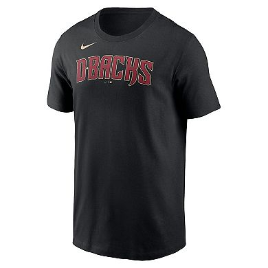 Men's Nike Corbin Carroll Black Arizona Diamondbacks Player Name & Number T-Shirt