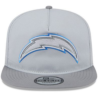 Men's New Era Gray Los Angeles Chargers 2024 NFL Training Camp Golfer Snapback Hat