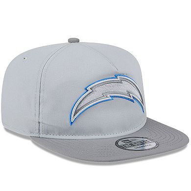 Men's New Era Gray Los Angeles Chargers 2024 NFL Training Camp Golfer Snapback Hat