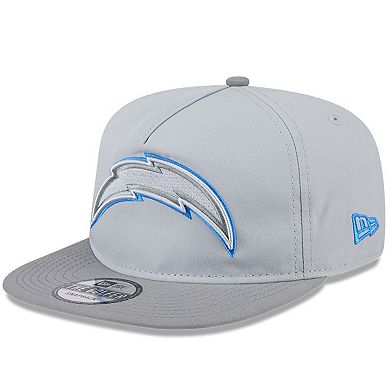 Men's New Era Gray Los Angeles Chargers 2024 NFL Training Camp Golfer Snapback Hat