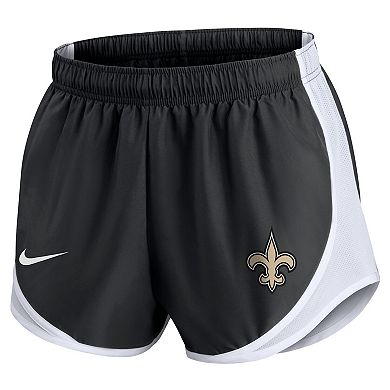 Women's Nike Black New Orleans Saints Tempo Shorts