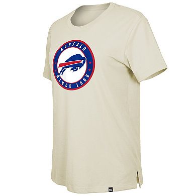 Women's New Era  Cream Buffalo Bills 2023 NFL Draft T-Shirt