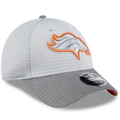 Men's New Era Gray Denver Broncos 2024 NFL Training Camp 9FORTY Adjustable Hat