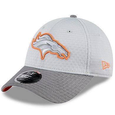 Men's New Era Gray Denver Broncos 2024 NFL Training Camp 9FORTY Adjustable Hat