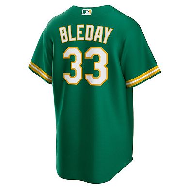 Men's Nike JJ Bleday Kelly Green Oakland Athletics Alternate Replica Jersey