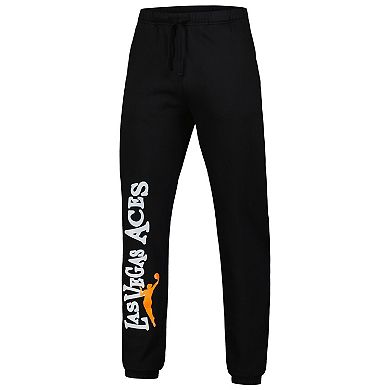 Unisex Playa Society Black Las Vegas Aces Fleece Sweatpants