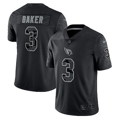 Men's Nike Budda Baker Black Arizona Cardinals RFLCTV Limited Jersey