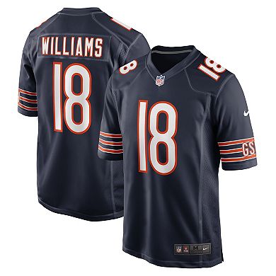 Men's Nike Caleb Williams Navy Chicago Bears 2024 NFL Draft First Round Pick Player Game Jersey