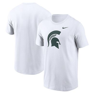 Men's Nike White Michigan State Spartans Primetime Evergreen Logo T-Shirt