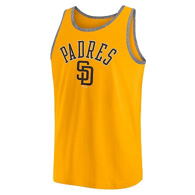 Men's Fanatics Gold San Diego Padres Bet Tank Top