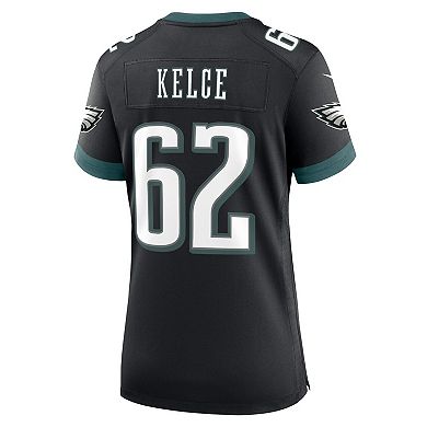 Men's Nike Jason Kelce Black Philadelphia Eagles Alternate Game Jersey