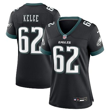 Men's Nike Jason Kelce Black Philadelphia Eagles Alternate Game Jersey