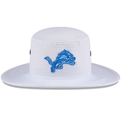 Men's New Era White Detroit Lions 2024 NFL Training Camp Panama Bucket Hat