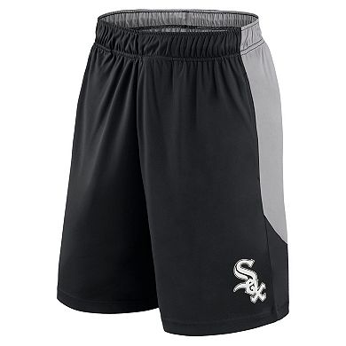 Men's Fanatics Black/Gray Chicago White Sox Go Hard Shorts