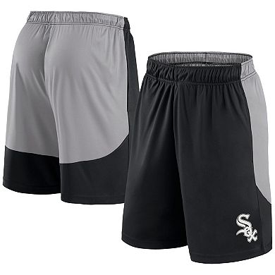 Men's Fanatics Black/Gray Chicago White Sox Go Hard Shorts