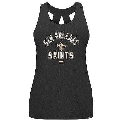 Women's New Era Black New Orleans Saints 2024 NFL Training Camp Tank Top