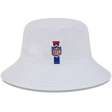 Youth New Era White Buffalo Bills 2024 NFL Training Camp Bucket Hat